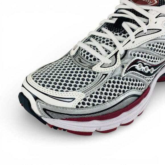 Saucony ProGrid Omni 9 OG White Silver Red Men\'s Shoes Sneakers S70739-1 main image 6